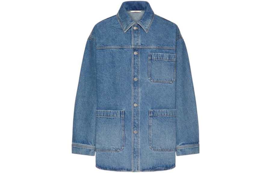 Valentino 【Previous Season】VLogo Signature denim shirt