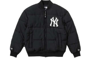 New Era x MLB Puffer Jacket Unisex Black