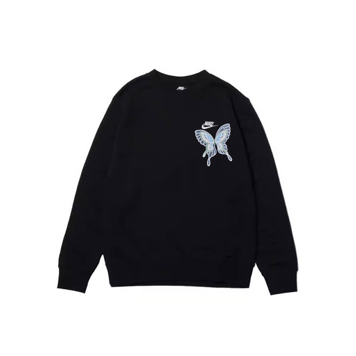 Nike Nike Sweatshirts Men's Black Crew Neck Moderate Regular