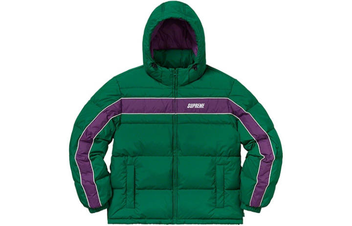 Supreme Supreme Stripe Panel Down Jacket