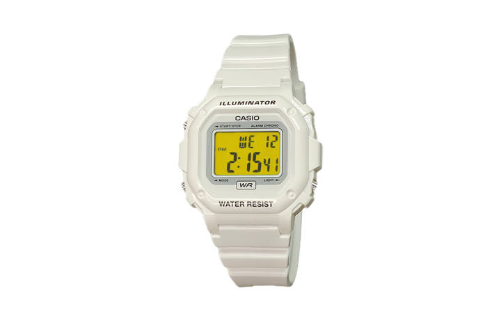 CASIO CASIO Custom Collection Quartz Movement Resin Strap Watch Men's Watches White Dial