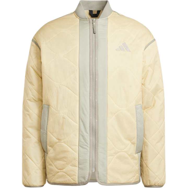 Adidas Adidas LIGHTWEIGHT PADDED Jackets & Coats Men's Sand Brown/Pebble Silver Gray