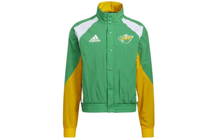 Adidas Adidas Jackets Men's Green Stand Collar Moderate Other