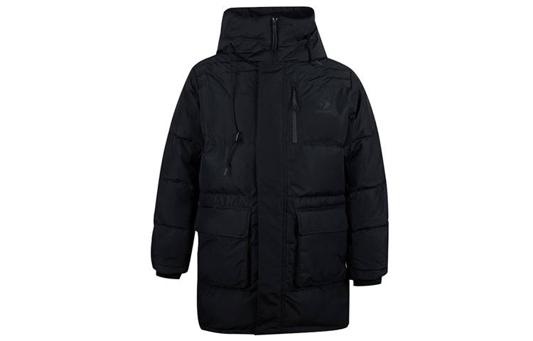 Converse Converse Down Jackets Men's Black Hooded Moderate Other