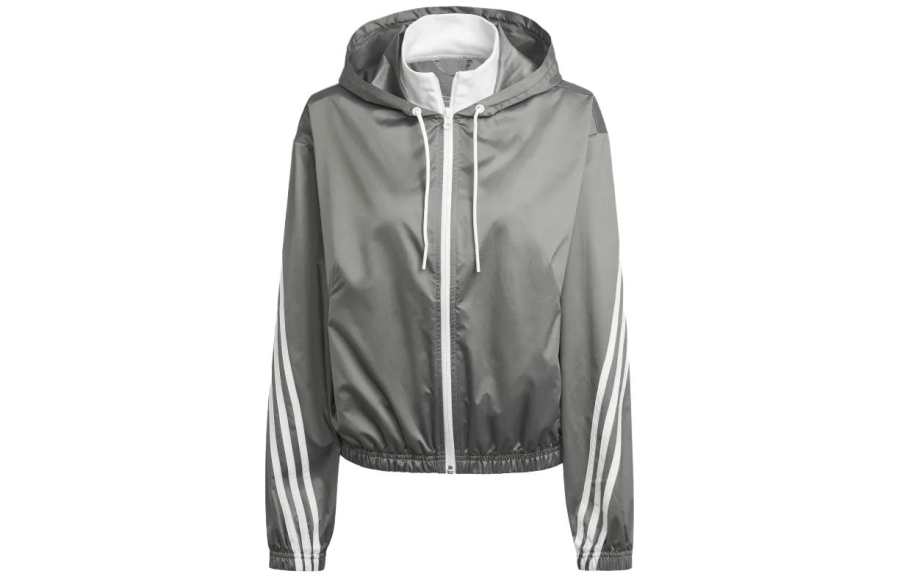 Adidas Adidas Jackets Men's Light Gray Hooded Moderate Other