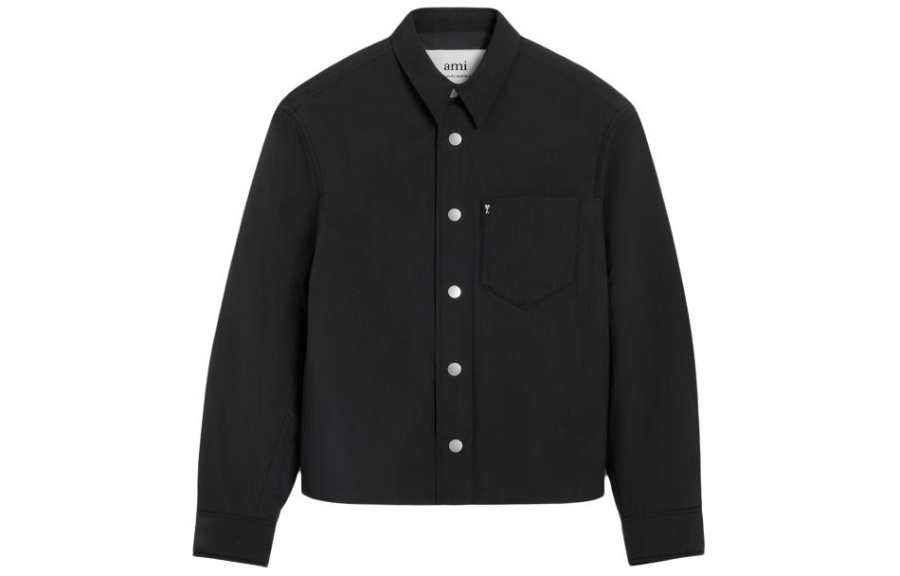 AMIPARIS AMIPARIS Logo-plaque Button-up Jacket