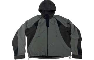 GRAILZ Jackets Unisex Black Gray Color Hooded Moderate Other