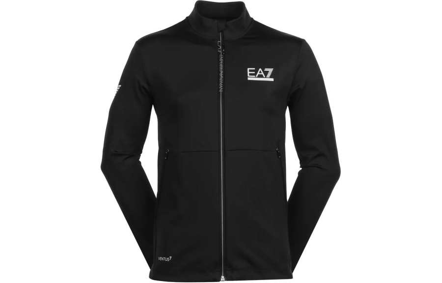 EMPORIO ARMANI EA7 SS24 Jackets & Coats Men's Black