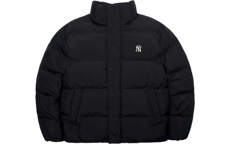 MLB MLB Base Logo Down Jackets Unisex Black Stand Collar Moderate