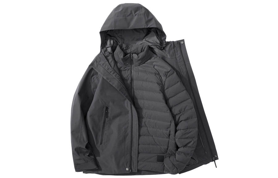 Jack Wolfskin Waterproof And Windproof To Keep Warm 3 in 1 Windbreaker Jacket Unisex