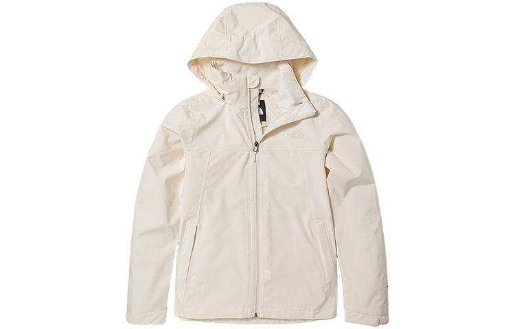 THE NORTH FACE Outdoor Hiking Waterproof And Windproof Windbreaker Jacket Unisex Ecru