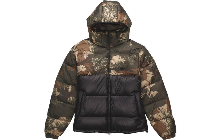 Adidas Originals Down Regent Down Jacket Winter Men's Camouflage Black