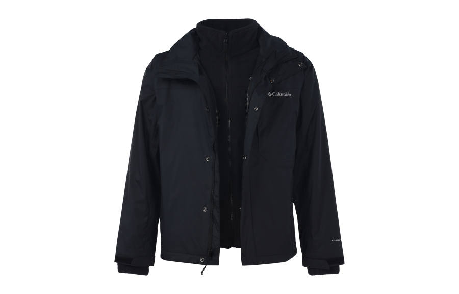 Columbia Waterproof And Windproof To Keep Warm Windbreaker Jacket Men's Black