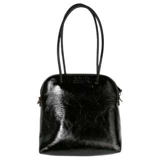 UMA WANG Calfskin Handbag Small Women's Black & Mustard