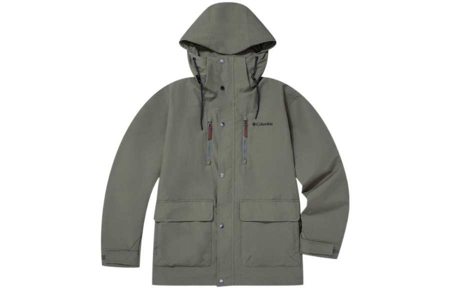 Columbia Waterproof, Windproof, Lightweight Windbreaker Jacket Men's Green