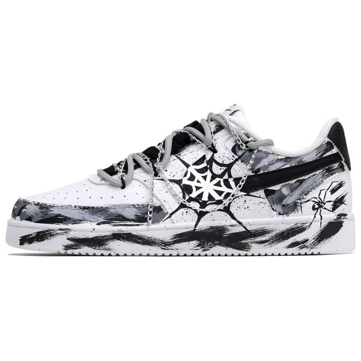 Nike Nike Court Vision 1 Low top Skateboard Shoes Women's Black White