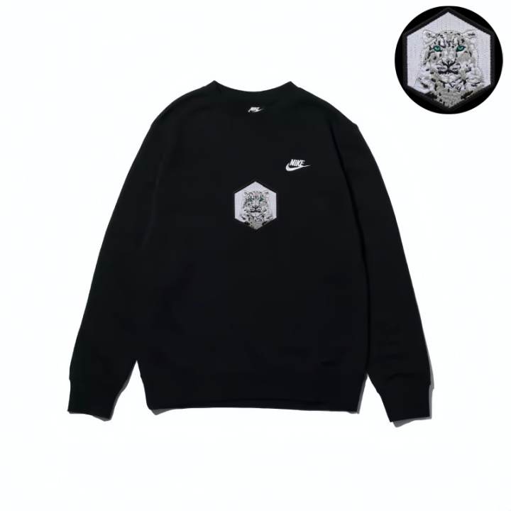 Nike Nike Sweatshirts Unisex Black Crew Neck Moderate