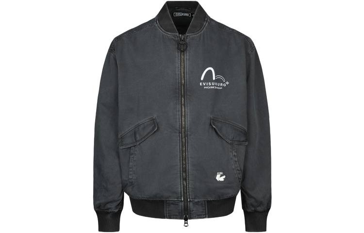 EVISU EVISU Jackets Men's Baseball Collar Moderate Other