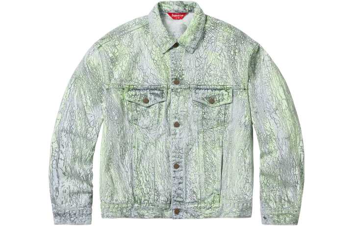 Supreme Supreme Crackle Denim Trucker Jacket