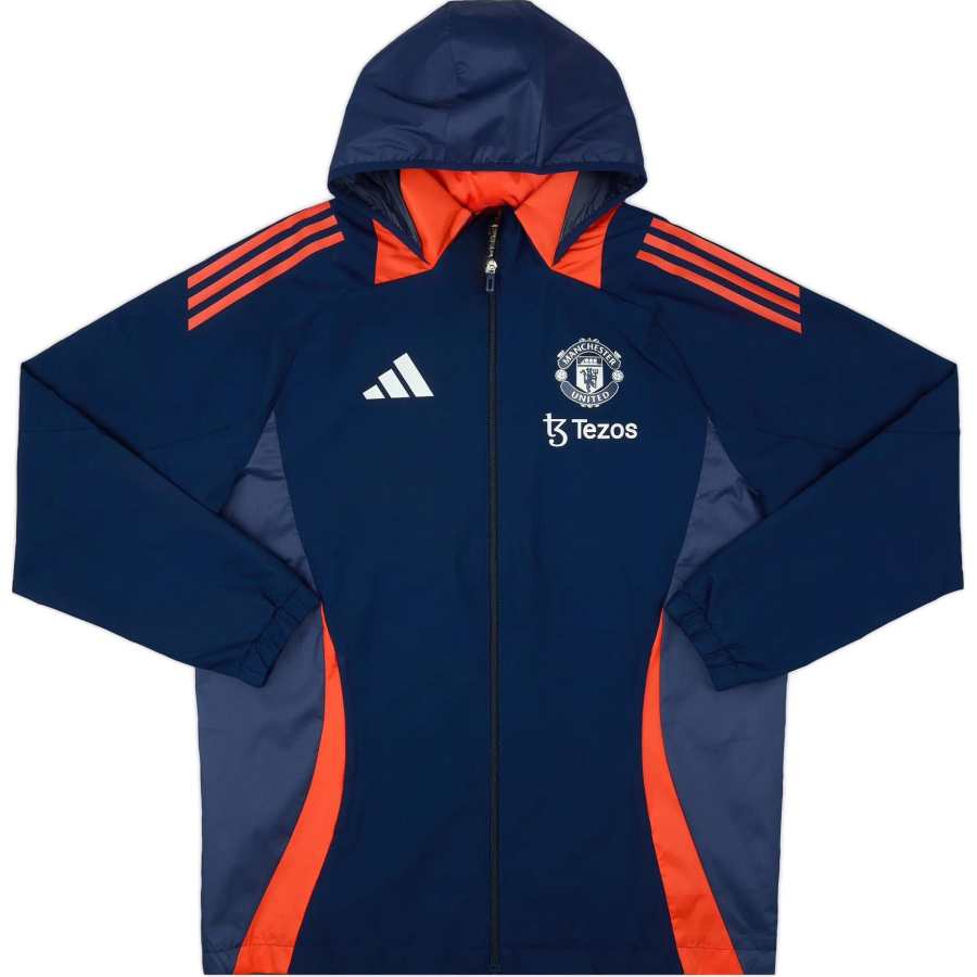 Adidas Adidas Manchester United 2024 25 All Weather Jacket Men's Dark Blue