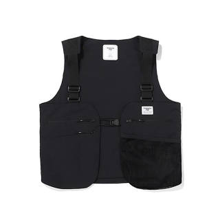 TREKSTA Vests Unisex Black Collarless Moderate Workwear