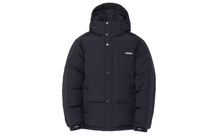 Nerdy Nerdy Down Jacket Winter Unisex Black