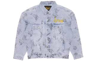 Drew House Logo Denim Jacket Men's Blue