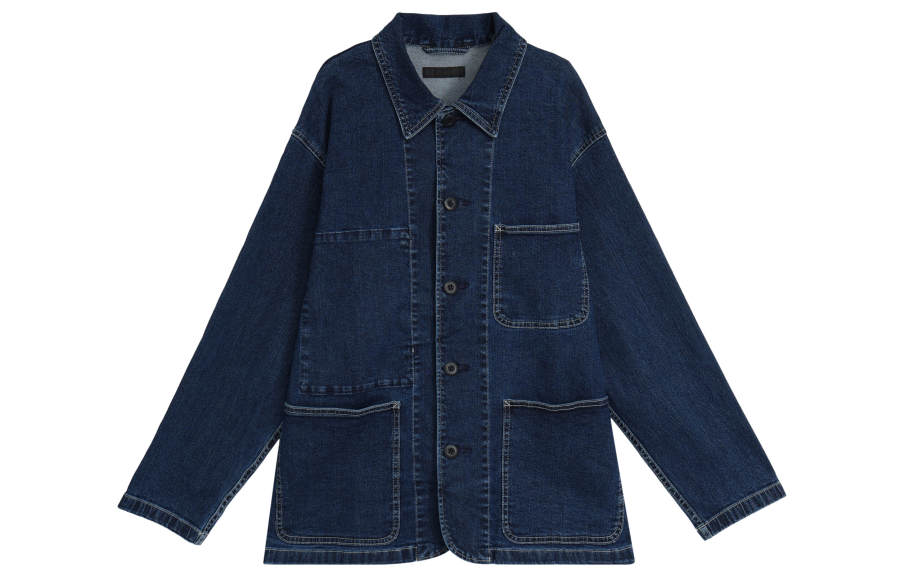 UNIQLO FW22 Denim Jacket Unisex Blue