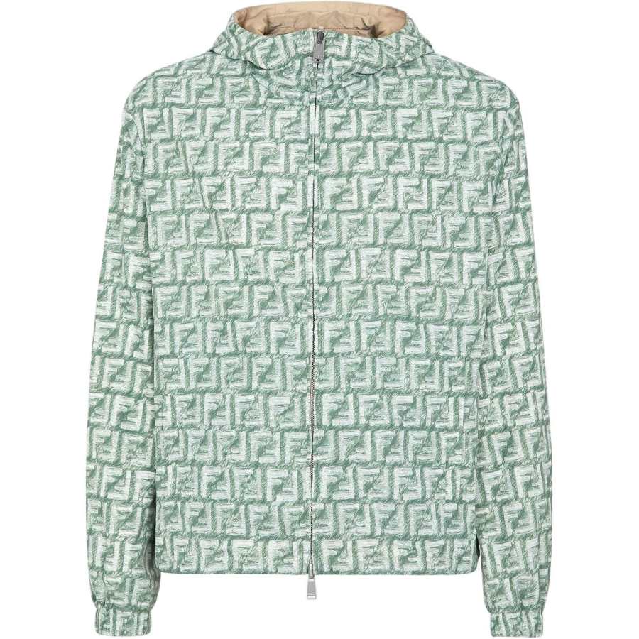 FENDI Jackets & Coats Men's Green