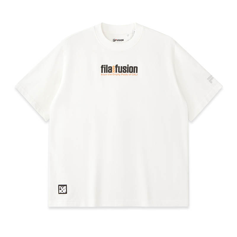 FILA FUSION T Shirt Men's Cloud White