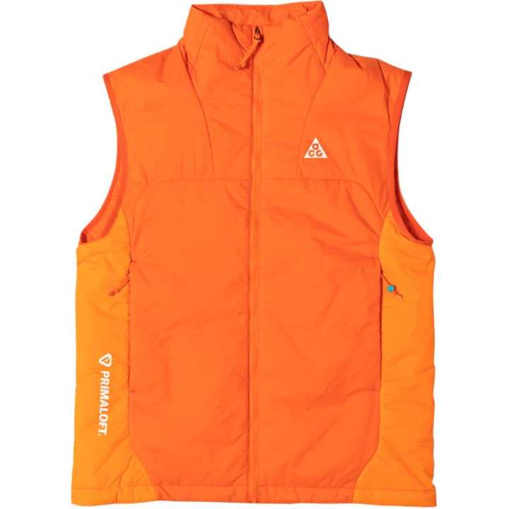 Nike Nike ACG Vests Men's Orange Stand Collar Moderate Other