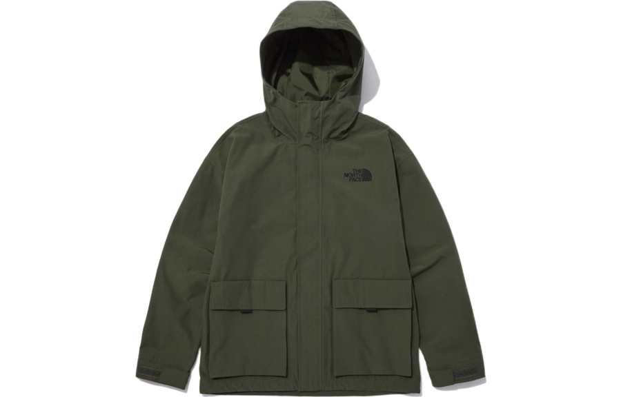 THE NORTH FACE Jackets Men's Green Hooded Moderate Workwear
