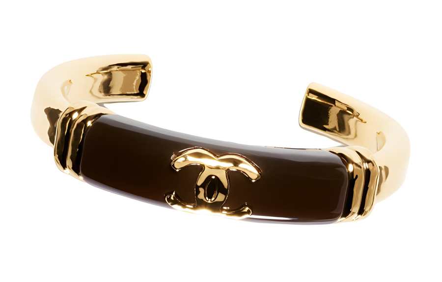CHANEL CHANEL CC Metal Bangles Women's Gold