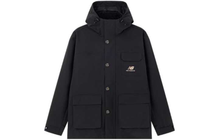 New Balance New Balance Jackets Men's Black Hooded Moderate Other