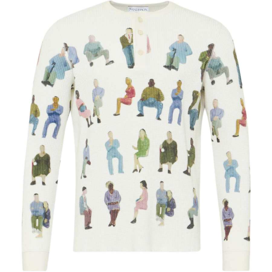 Jw Anderson waffle cotton sweater