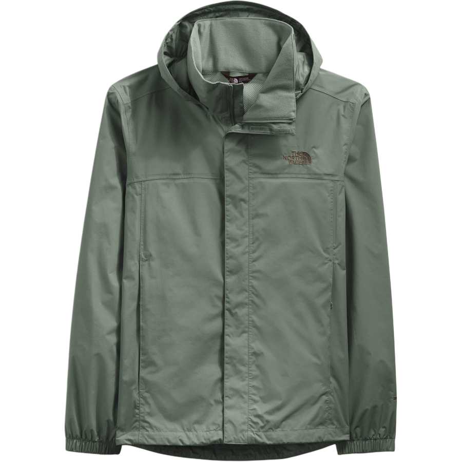 THE NORTH FACE Windbreaker Jackets Men's Green Stand Collar Moderate