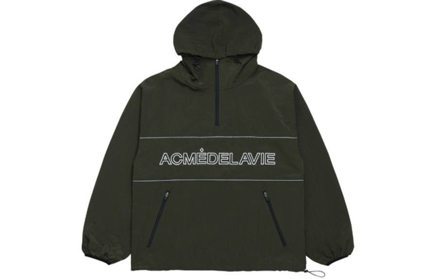 Acme De La Vie Acme De La Vie/ADLV Windbreaker Jacket Unisex Charcoal Gray