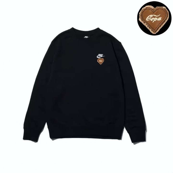 Nike Nike Sweatshirts Unisex Black Crew Neck Moderate Regular