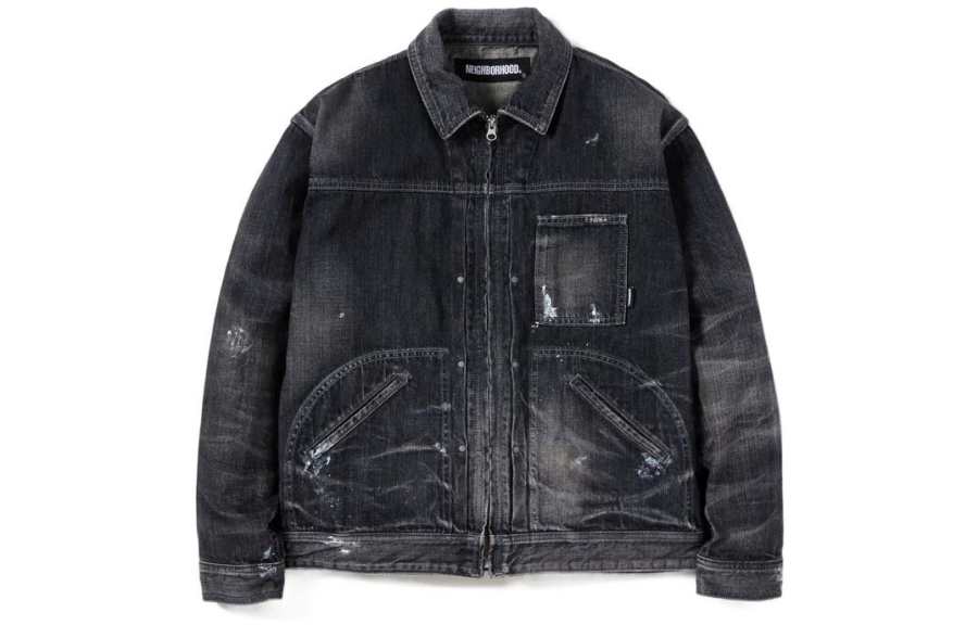 NEIGHBORHOOD Denim Jackets Men's Lapel Moderate Other