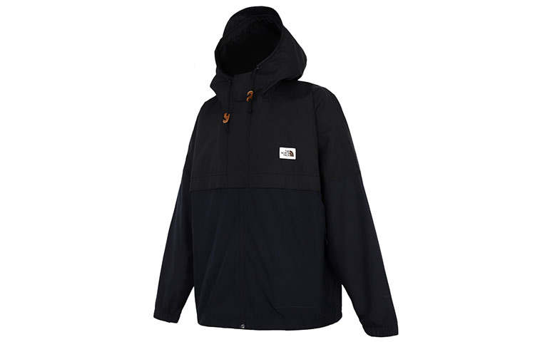 THE NORTH FACE Outdoor Hiking Windproof, Abrasion Resistant, And Water Repellent Windbreaker Jacket Men's Black