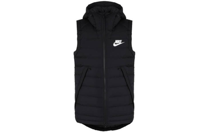 Nike Nike Down Vests Men's Black Hooded Moderate