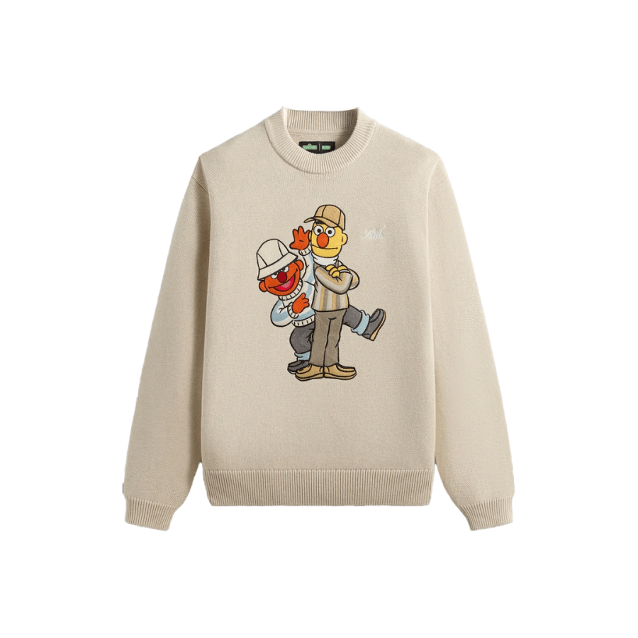 KITH X Sesame Street Bert X Earnie Crewneck Sweater