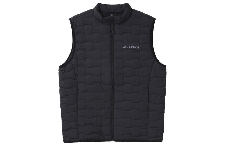 Adidas Adidas Down Vests Men's Black Stand Collar Moderate Other