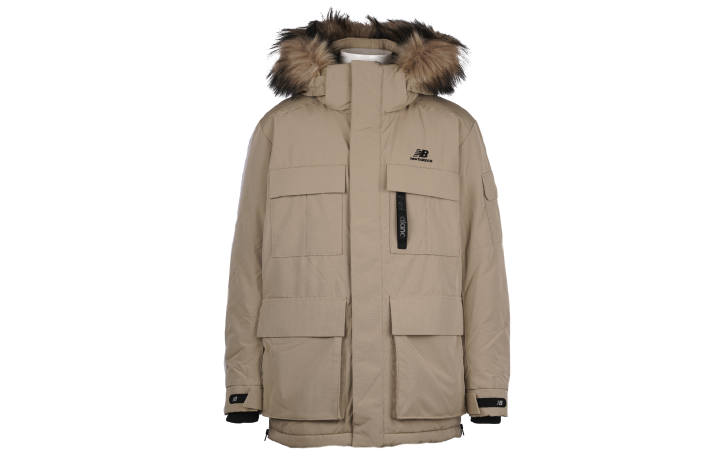 New Balance New Balance Down Jackets Men's Khaki Hooded Moderate Other