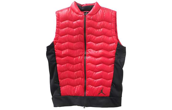 Jordan Jordan Down Vests Men's Red Crew Neck Moderate Other