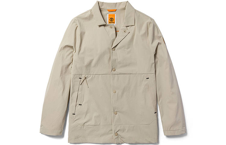 Timberland Sun Protection Clothing Men's Taupe Lapel Moderate