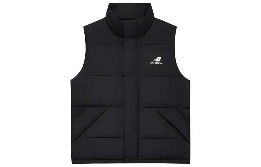 New Balance New Balance Down Vests Men's Black Stand Collar Moderate Other