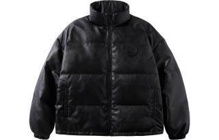 PSO Brand Down Jackets Unisex Stand Collar Without Hood Thickened Quilted Down Jacket
