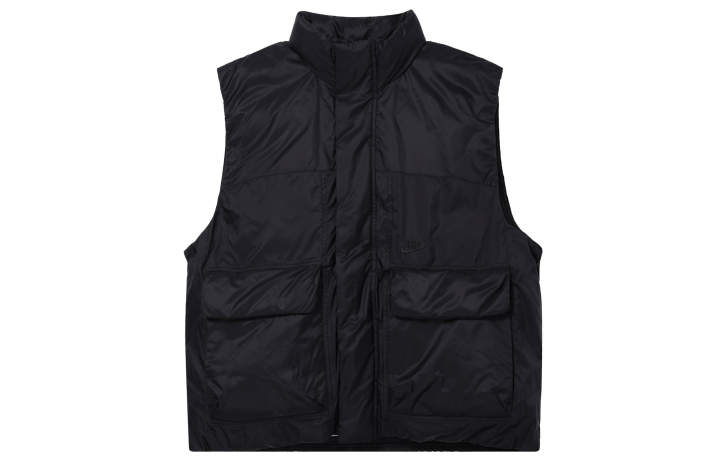 Nike Nike Vests Men's Black Stand Collar Moderate Other