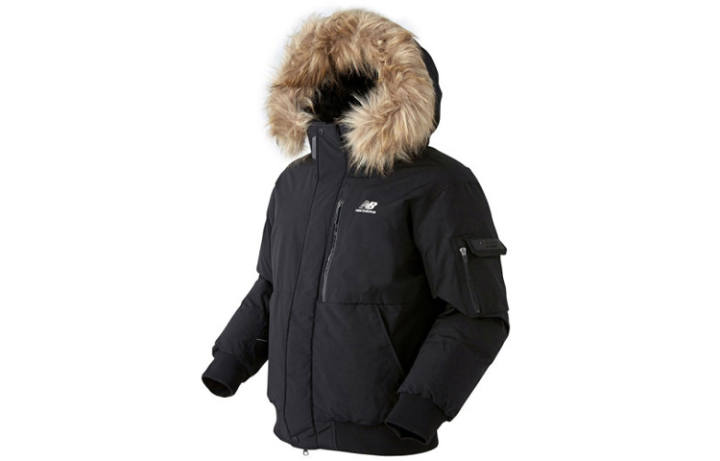 New Balance New Balance Down Jacket Korean Style, Winter Unisex Black